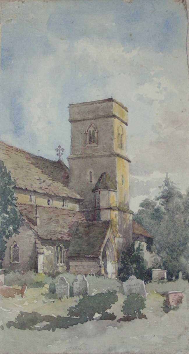 Watercolour - Betchworth Church